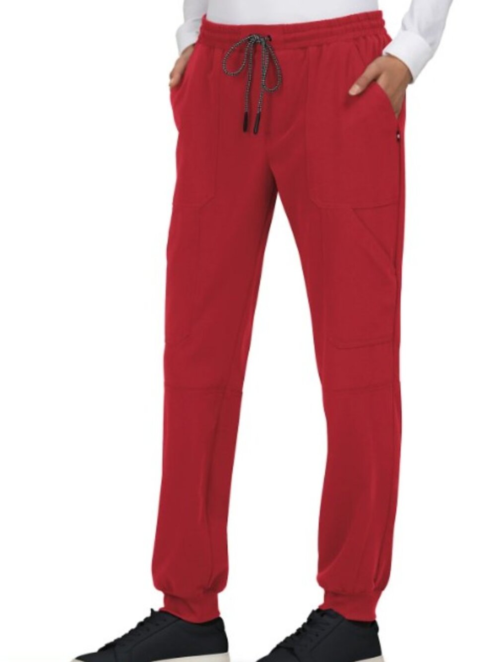 KOI Next Gen Good Vibe 7-Pocket Cargo Jogger in Ruby, Size XL *NWOT